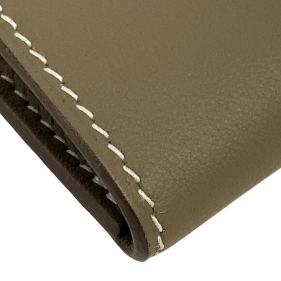 Auth HERMES grenant to go - Etoupe Veau Swift W Shoulder Bag - Picture 10 of 15